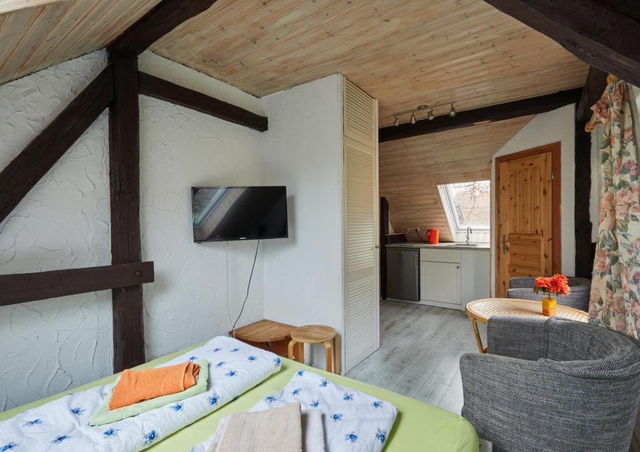 Fuenf Linden Hotell Straupitz Exteriör bild